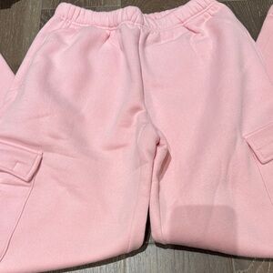 Pink Cargo sweatpants